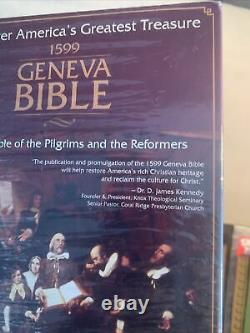 1599 Geneva Bible by Tolle Lege Press Black Bonded Leather Brand New Sealed Box