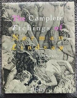 1998 1st THE COMPLETE ETCHINGS OF NORMAN LINDSAY, 375 PLATES BRAND NEW