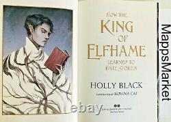2 SIGNED King of Elfhame by HOLLY BLACK B&N and OWLCRATE 1st Editions BRAND NEW