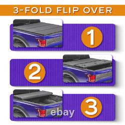 3-Fold Hard Tonneau Covers 5.5 FT For 2009-2014 FORD F-150 Truck Bed Brand New