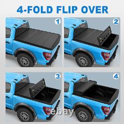 4 Fold 5.5FT Hard Truck Bed Tonneau Cover for 2009-14 Ford F150 F-150 Brand New