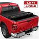 4 Fold 5.7ft/5.8ft Hard Bed Tonneau Cover For 2009-2023 Ram 1500 Truck On Top