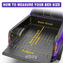 5.5FT 4-FOLD Hard Tonneau Cover For 07-13 Toyota Tundra Extra Short Bed New