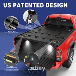 5.5FT 4 Fold Hard Bed Tonneau Cover For 2014-2021 Toyota Tundra Truck Waterproof