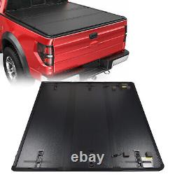 5.5FT Hard Tonneau Cover 3-Fold for 2009-2014 Ford F-150 Tri-fold Truck Bed