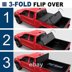 5.5FT Low Profile Hard Bed Tonneau Cover For 2014-22 Toyota Tundra Flip Folding