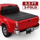 5.5ft Tri-fold Hard Solid Truck Bed Tonneau Cover For 2007-2024 Toyota Tundra