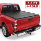 5.7/5.8ft 4 Fold Hard Truck Bed Tonneau Cover For 2017-2023 Nissan Titan(non-xd)