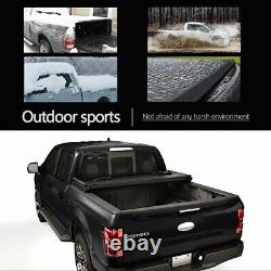 5.8FT Bed Hard Tri-Fold Tonneau Cover For 2014-2021 Chevy Silverado 1500