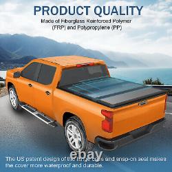 5.8FT Hard Tonneau Cover Truck Bed For 2007-2023 Chevy Silverado GMC Sierra 1500