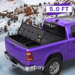 5FT 3-Fold Hard Tonneau Cover For 2016-2023 Toyota Tacoma Truck Bed Brand New