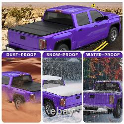 5FT 3Fold Hard Tonneau Cover For 2016-2024 Toyota Tacoma Truck Bed Brand New