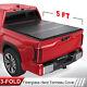 5ft Tri-fold Fiberglass Hard Truck Bed Tonneau Cover For 2024 Toyota Tacoma