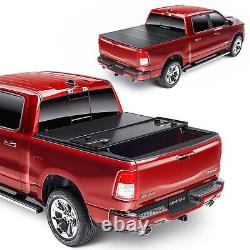 5ft Bed Hard Solid Tri-fold Tonneau Cover For 2020-2022 Jeep Gladiator Jt Pickup