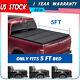 5ft Hard 3-fold Bed Tonneau Cover Waterproof For 15-19 Colorado/canyon Withled