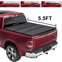 5ft Hard Tri-Fold Truck Bed Tonneau Cover Waterproof 05-2018 For Nissan Frontier