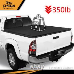 5ft Short Bed Hard Locking Tri-fold Tonneau Cover Fit For 05-15 Toyota Tacoma Gp
