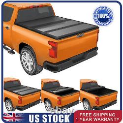 6.5FT FRP Hard Tonneau Cover For 2007-2013 Chevy Silverado GMC Sierra 3-Fold