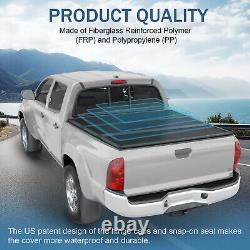 6.5FT Solid Hard Tri-Fold Tonneau Cover Truck Bed For 2007-2021 Tundra 78.7inch