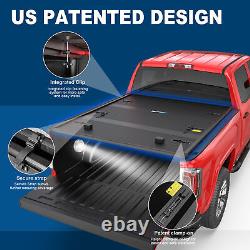 6.5FT Tri-Fold Hard Bed Tonneau Cover For 1988-2002 Chevy GMC C1500 C2500 Truck