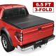 6.5ft Tri-fold Hard Bed Tonneau Cover For 1999-2024 Ford 250 350 Truck On Top