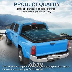 6.5FT Tri-Fold Lock Hard Tonneau Cover For 2022-24 Toyota Tundra 6.5 Truck Bed