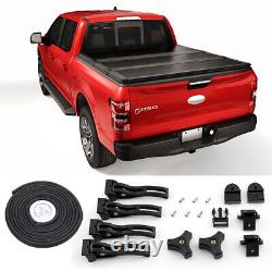 6.5ft Bed Hard Tri-Fold Tonneau Cover 2007-2013 Chevy Silverado GMC Sierra 1500