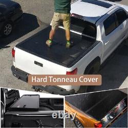 6.6FT Tri-fold Hard Cover with LED lights for 2007-2024 Silverado / Sierra 1500