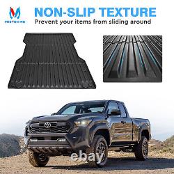 6FT Bed Mat for Truck Compatible with 2024 Toyota Tacoma All Weather Heavy Duty