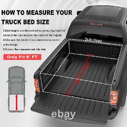 6FT Hard Roll-up Truck Bed Tonneau Cover For 2019-2023 Ford Ranger Brand New