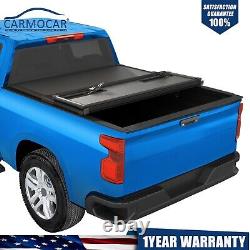 6FT Tri-Fold Hard Bed Tonneau Cover For Chevy Colorado GMC Canyon 2015-2024