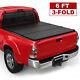 6ft Tri-fold Hard Truck Bed Tonneau Cover For 2016-2023 Toyota Tacoma With Bulbs
