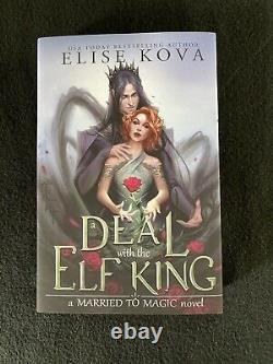 A Deal With the Elf King SIGNED QUOTED DOODLE BRAND NEW UNREAD Elise Kova YA NA