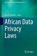 African Data Privacy Laws, Hardcover By Makulilo, Alex B. (edt), Brand New, F