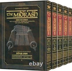 Artscroll Midrash Rabbah Full Size Size 5 volume set of the Megillos Brand New