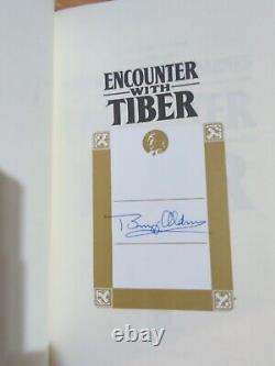 Astronaut BUZZ ALDRIN book Encounter With Tiber Signed Autograph BRAND NEW