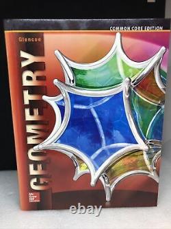 BRAND NEW Glencoe Geometry Common Core Ed. Hardcover By Carter, Cuevas, Day