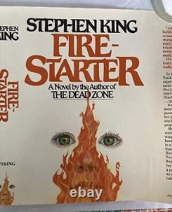 BRAND NEW! Stephen King Firestarter TRUE 1st Edition $13.95 VIKING (JACKET ONLY)