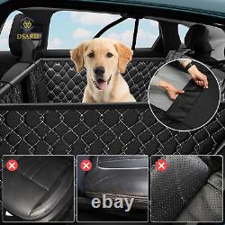 Back Seat Extender for Dogs Hard Bottom Dog Car Seat Cover for Back Seat Heavy