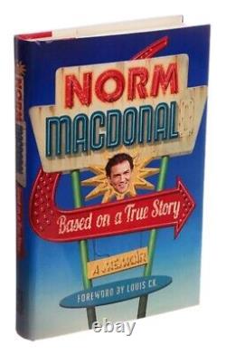 Based on a True Story A Memoir by Norm Macdonald (HARDCOVER BOOK) BRAND NEW