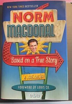 Based on a True Story by Norm MacDonald (2016, Hardcover) BRAND NEW HC DJ