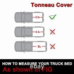 Bed Soft Roll-Up Tonneau Cover 5.5' For 2004-14 Ford F150 06-14 Lincoln Mark LT