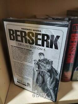 Berserk Hardcover Deluxe Edition Volumes 1,2,4,5 BRAND NEW SEALED! English
