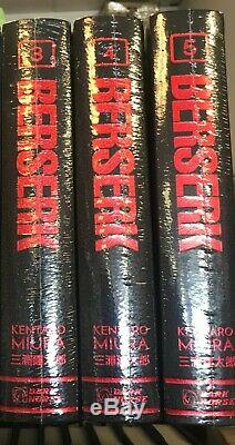 Berserk Hardcover Deluxe Edition Volumes 3-5 BRAND NEW SEALED! English