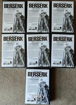 Berserk Manga Hardback Deluxe Edition Volumes 1 7 Brand New And Sealed