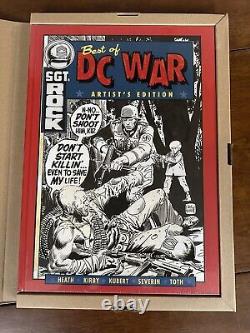 Best of DC War IDW Artist's Edition HC Brand New / Sealed Global Shipping