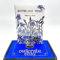Brand New Divine Rivals & Ruthless Vows Signed Owlcrate Edition Rebecca Ross