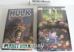 Brand New Marvel Planet Hulk (nm) & World War Hulk (vf+++) Omnibus Hc Hardcover