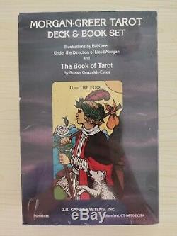Brand New Morgan-Greer Tarot Deck & Book Set 1979 Rare Collectible