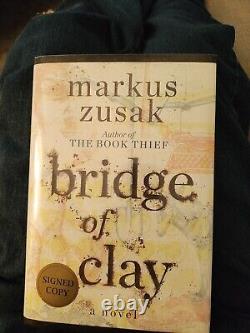 Bridge Of Clay-Markus Zusak-SIGNED! -TRUE First Edition/1st Printing-Brand New